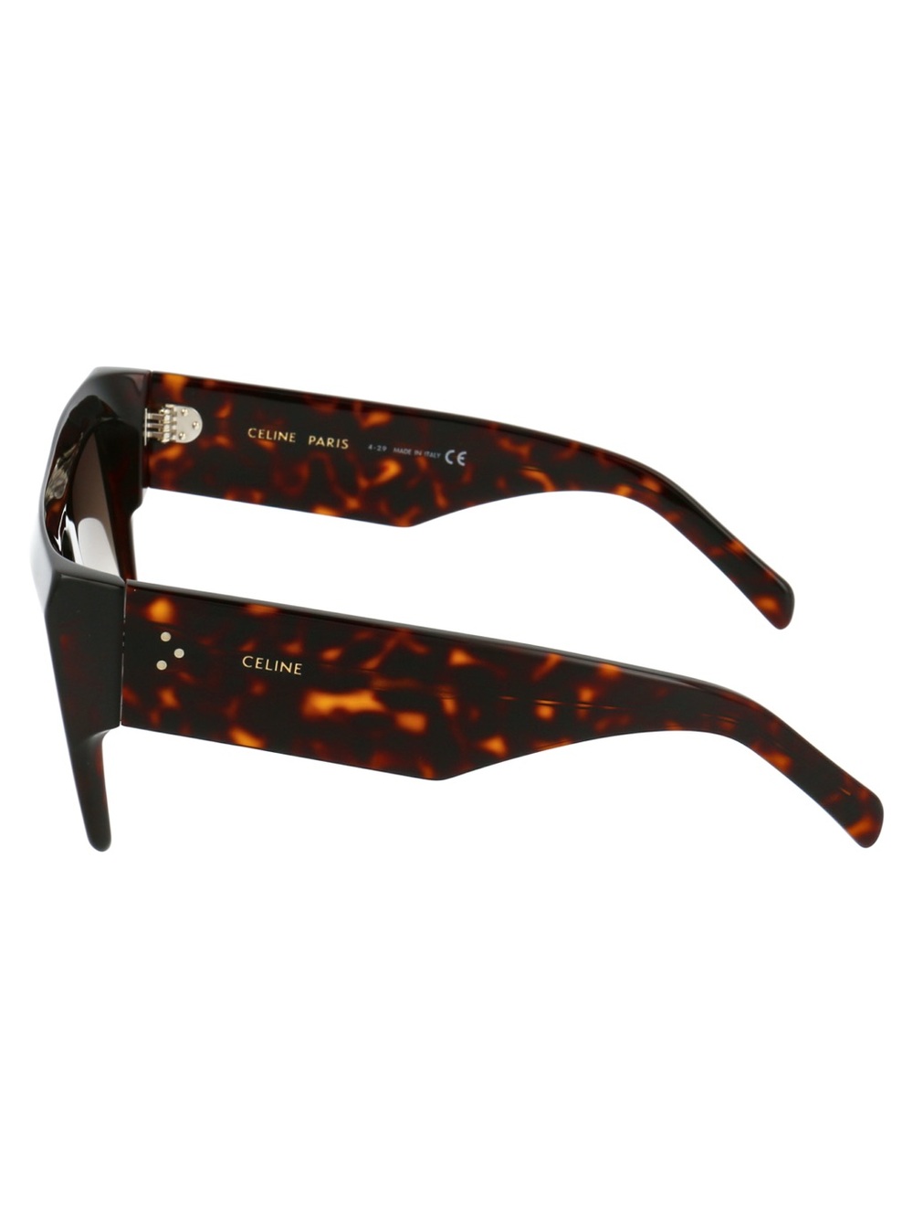 CELINE Authentic 60MM Oversized Tortoiseshell Sunglasses, New, In Case $460 - Picture 6 of 8